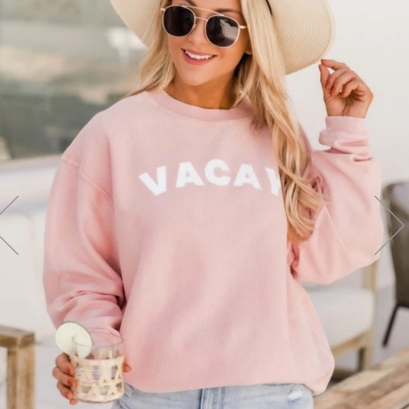 NEW Boutique Vacay Sweatshirt - Picture 1 of 3